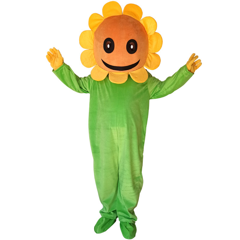 行走太阳花道具向日葵人偶服