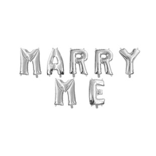 七夕表白求婚汽球marryme装饰结婚婚房装扮情人节告白装饰用品
