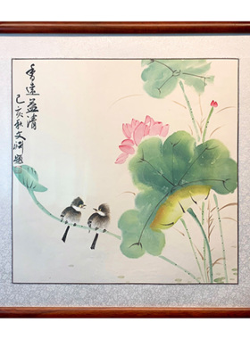 香远益清花鸟画半写意客厅餐厅