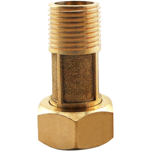 加厚4分全铜水表活接头4分变6分内外丝水泵转接头铜DN15水表接头