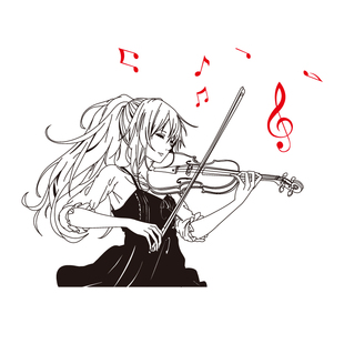 四月是你的谎言 宫园薰 周边 海报 墙贴 车贴 壁纸 壁画 宿舍装饰