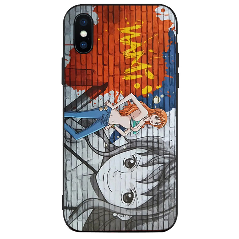 海贼王路飞适用XR苹果XSMAX手机壳7甚平iphone6s红发11乔巴X娜美8