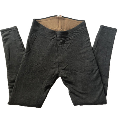 娇艳牡丹加绒蚕丝护膝保暖裤