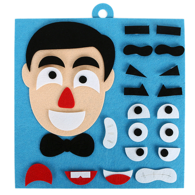 幼儿园生活区角教具五官表情贴