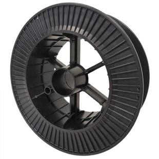 厂家直销300塑胶工字轮 钛丝合金丝焊丝线盘绕线筒黑色包装出货轴