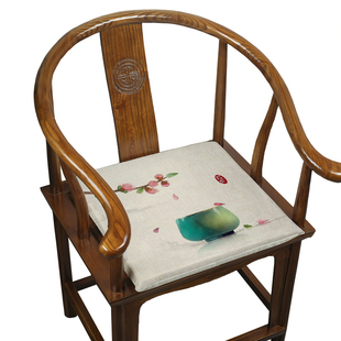 红木沙发坐垫椅垫新中式椅子垫子茶座实木圈椅座垫太师椅凳子坐垫