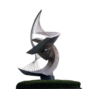 景观园林不锈钢文化艺术品雕塑广场大型金属雕塑摆件定制抽象雕塑
