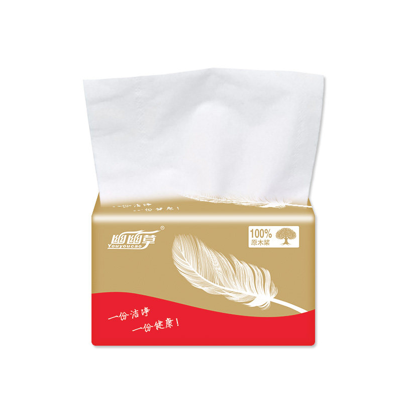 幽幽家庭装抽纸加厚4层