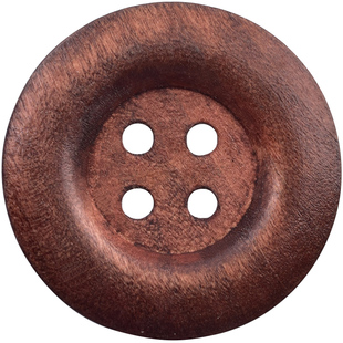 纽扣扣子40MM高档木头扣5CM超大钮扣百搭毛衣风衣大衣装饰圆形女