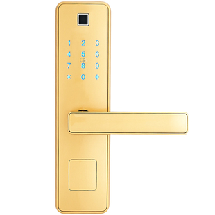 固特指纹锁家用防盗门锁智能电子锁密码锁办公室室内房门电子门锁