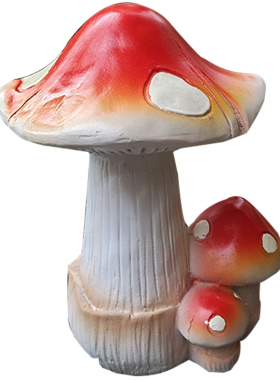 院子蘑菇田园风阳台造景树脂摆件