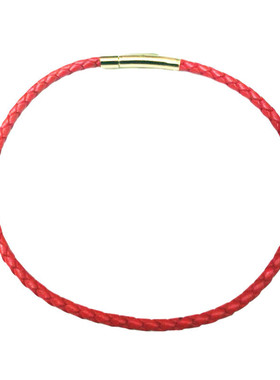 diy细孔转运珠编织皮绳