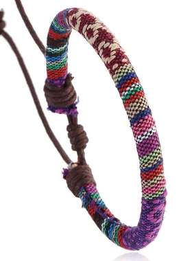 民族风编织五件套文艺