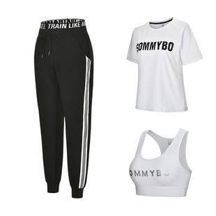 运动套装女夏健身房跑步晨跑高端网红休闲潮牌时尚夏天瑜伽服