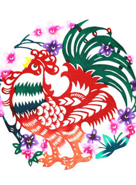生肖宝合中国特色礼品剪纸窗花