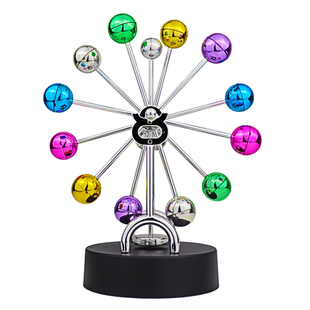 混沌摆件永动机仪牛顿摆球撞球摇摆器小工艺品办公桌面家居装饰品