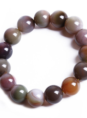 南红四川凉山玛瑙佛珠手链送证书