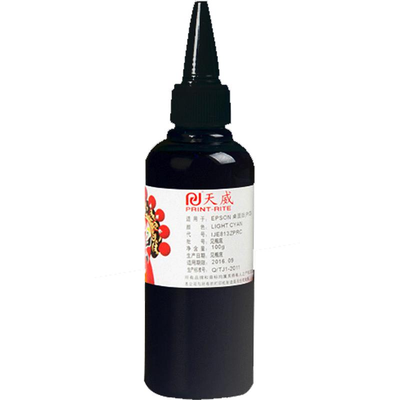 天威兼容爱普生R330连供颜料墨水R230 T50 T60 1390 270 1430 L805打印机6色墨水防水防晒不
