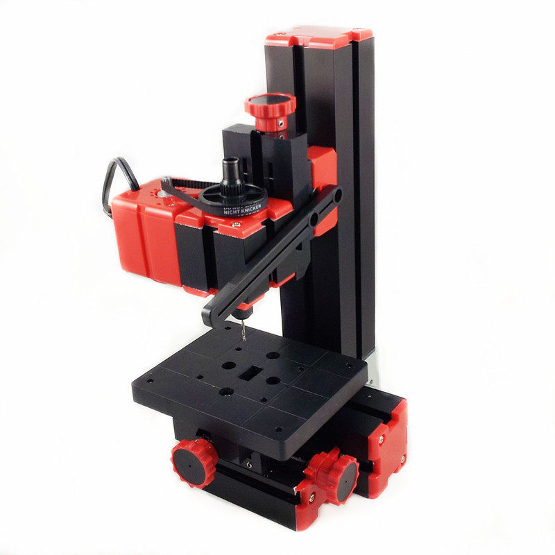 微型机床六合一多功能木工车床铣床磨床钻床锣床 迷你DIY工具包邮