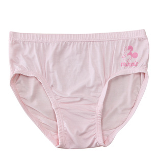 专柜迪士尼女童内裤3-15岁夏季薄高腰莫代尔女孩三角短裤2条装