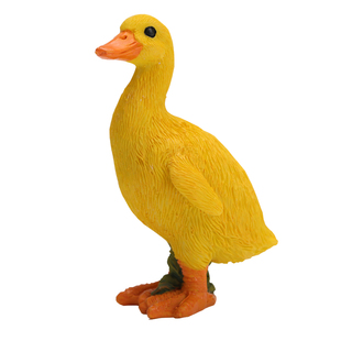 创意情侣小黄鸭摆件户外花园庭院桌面假山鱼池动物装饰工艺品送礼