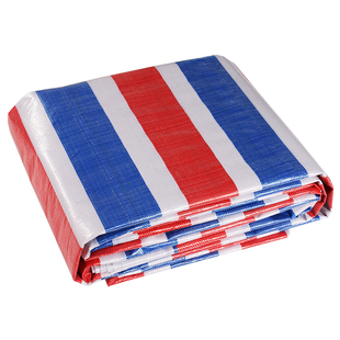 彩条布防水防晒加厚防雨布防水布塑料布花油布篷布装修蓬布遮阳