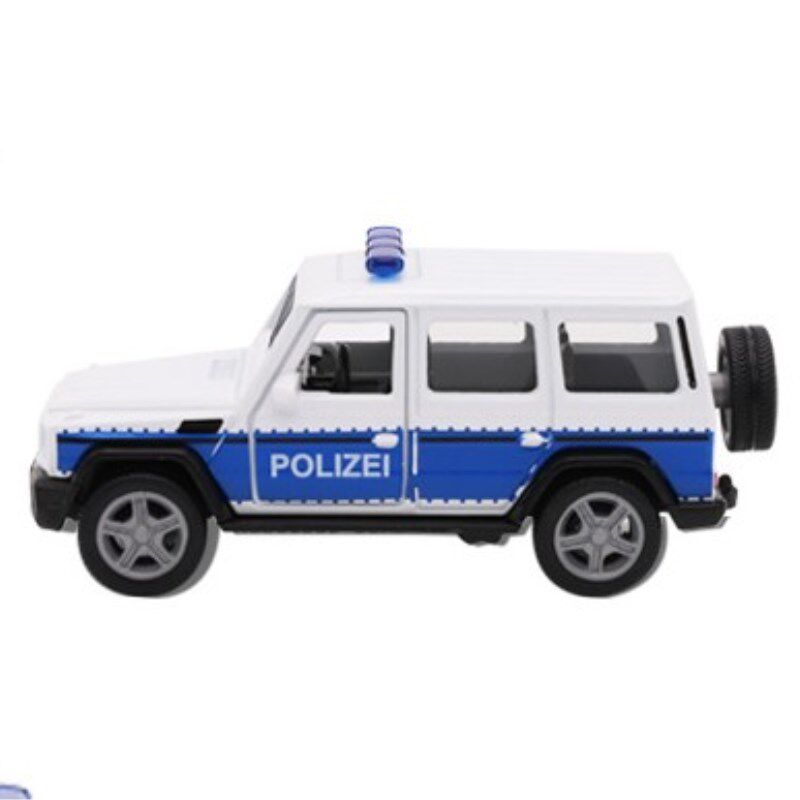 盒装德国仕高奔驰警车仿真合金车