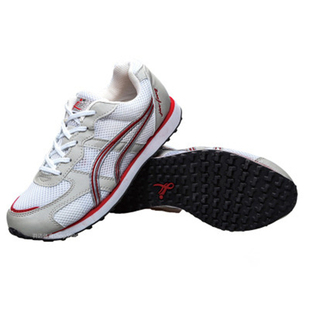 包邮劲风经典跑鞋系带女生中考体测鞋耐磨透气体育生跑步鞋男训练