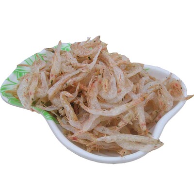 温州特产东海海捕无盐淡干生晒虾皮大朵淡皮烤虾皮小虾子250g