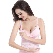 哺乳背心喂奶纯棉免穿秋冬加绒文胸1