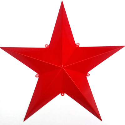 定制铁五角星铁艺壁饰铁皮大吊顶