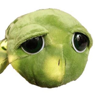 爱情公寓同款可爱大眼乌龟丑萌毛绒玩具海龟公仔儿童玩偶抱枕娃娃