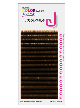 jovisa渐变蓝咖啡棕色单根嫁接
