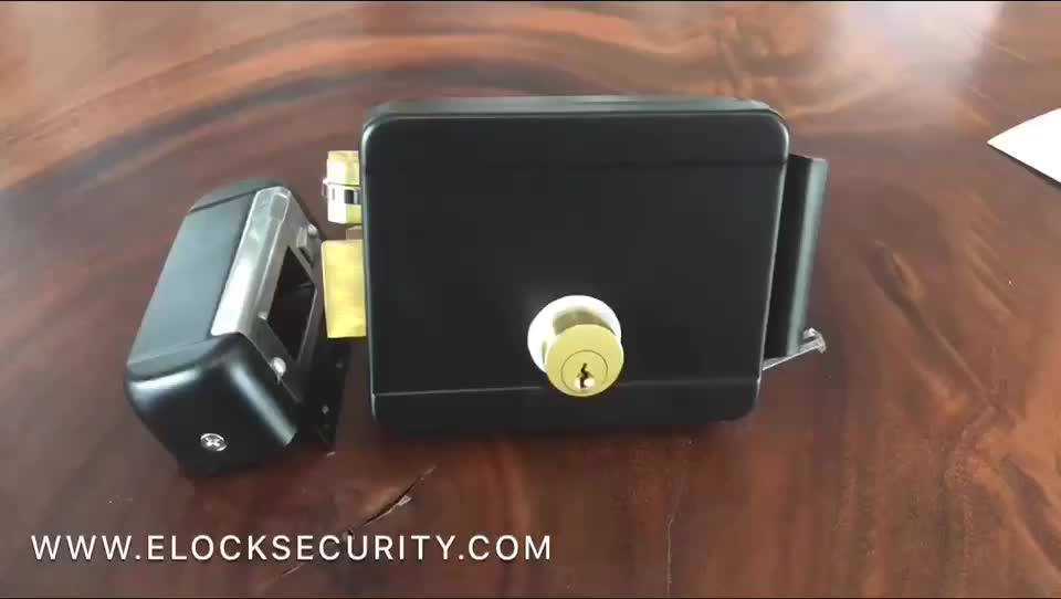 Black Painted Double Door Electric Cylinder Lock Mechanism Buy