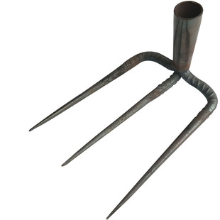 农用工具铁耙子二齿四齿三齿耙钉耙农具铁扒耙齿种菜工具赶海铁耙