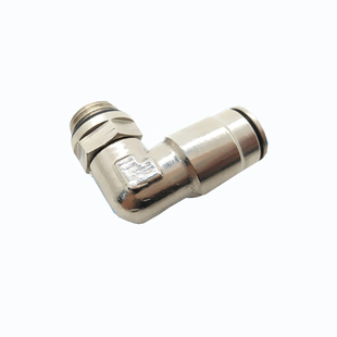 康茂胜型气动快插直角旋转管接头 360度旋转G牙XJKH-J-8-1/4G