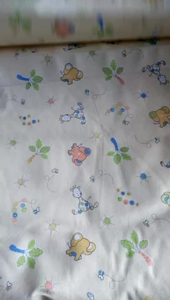 Wholesales Cotton Flannel Fabric In Solid Color Baby Brushed Flannel