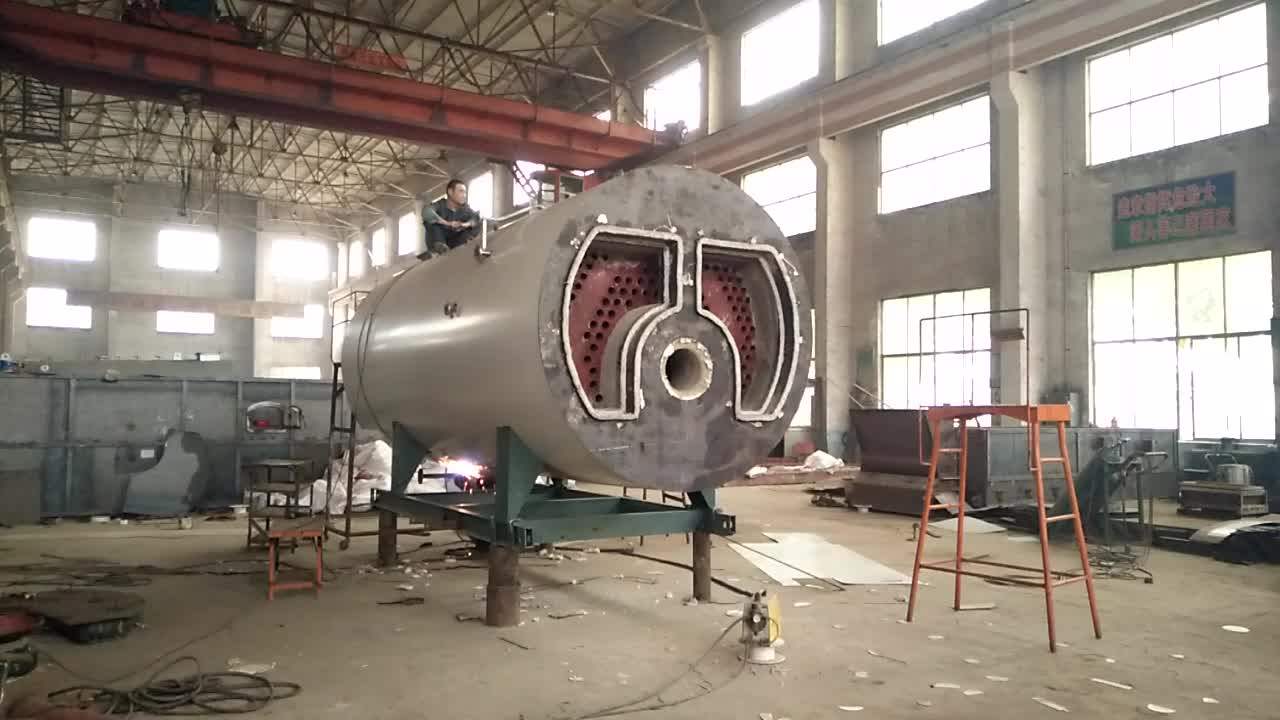 Condensing 1ton 10bar Steam Boiler Oil Gas Fired Stainless Vessel