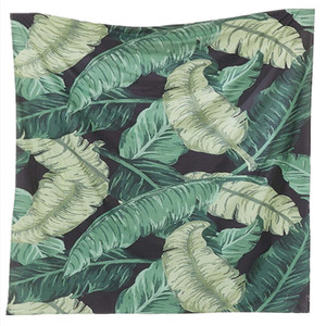 听猫说 北欧ins植物芭蕉叶挂布挂毯壁毯背景布沙发巾桌布沙滩巾