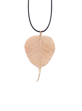 复古玫瑰金原创设计风菩提毛衣链