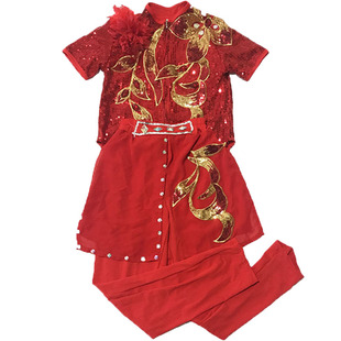 新款男童架子鼓演出服装儿童模特走秀演出服爵士舞街舞舞蹈服装男