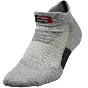 运动袜子男女跑步夏季纯棉儿童短袜加厚大码篮球精英袜毛巾底船袜