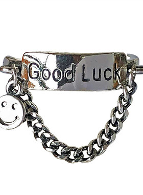 韩版ins潮风开口复古食指环