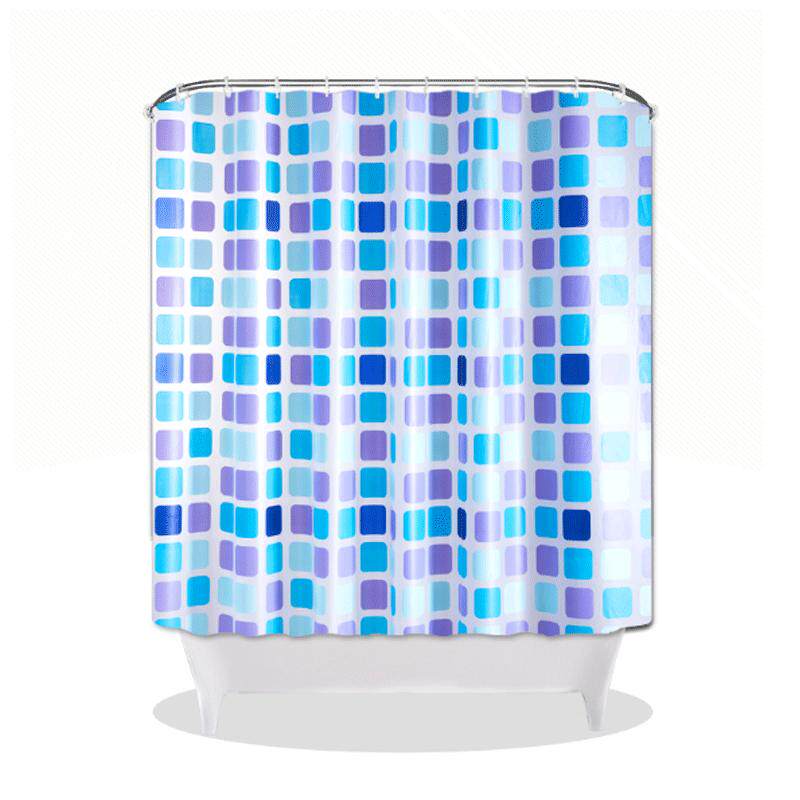 防水卫生间浴帘防水加厚防霉浴室拉帘遮光窗帘淋浴门帘子隔断挂帘