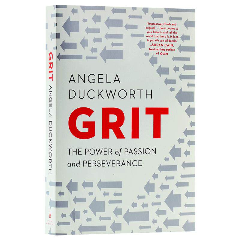 【中商原版】坚毅 英文原版 Grit: The Power of Passion and Perseverance 进口图书 英文原版书 英文书 自我提升 成功励志