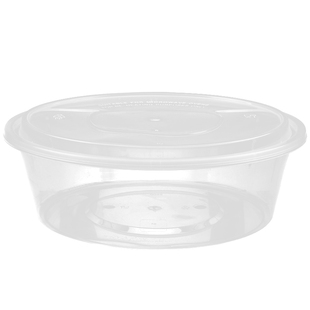 加厚圆形2500ml一次性餐盒小龙虾外卖麻辣香锅打包盒圆盆快餐饭盒