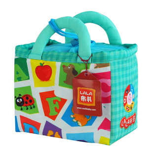 lalababy拉拉布书启蒙认知卡片 婴儿宝宝布卡 26片正反可用