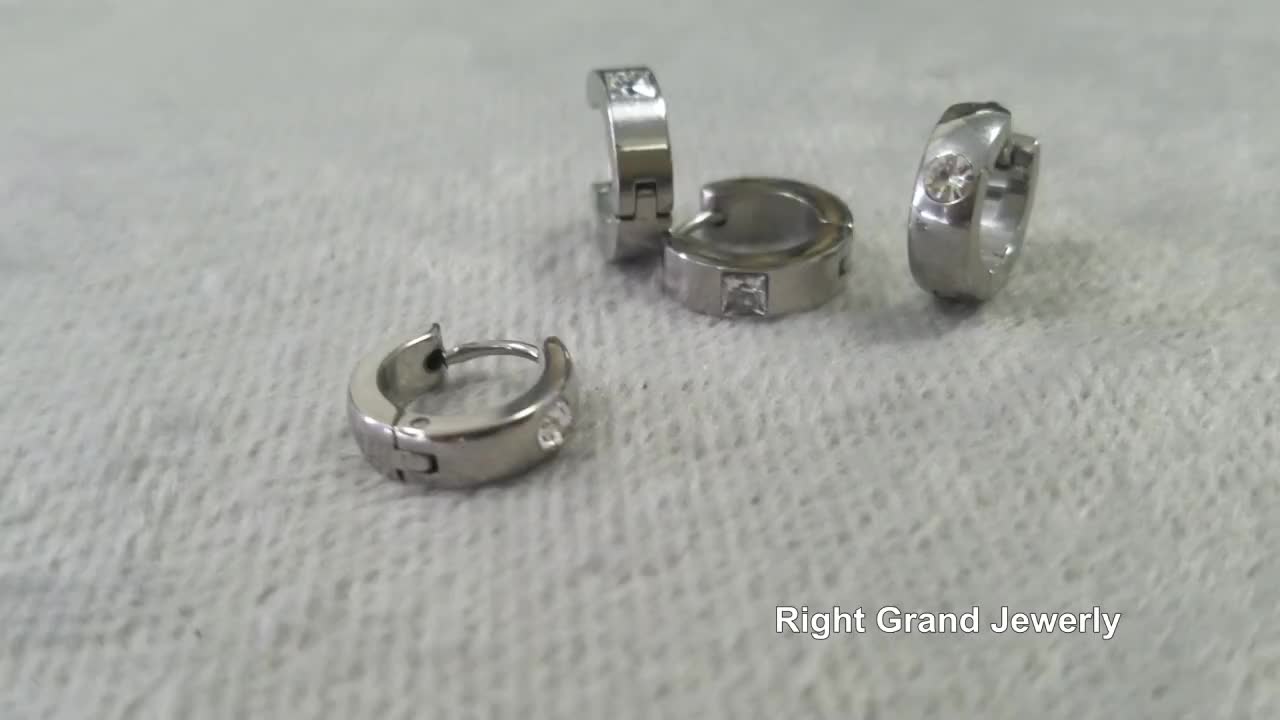 Big Crystal Punk Turkish Free Samples Gold Artificial Jhumke Earring