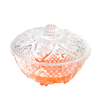 玻璃碗带盖水果时尚创意