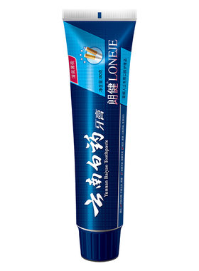 云南白药牙膏朗健180g吸烟人士用